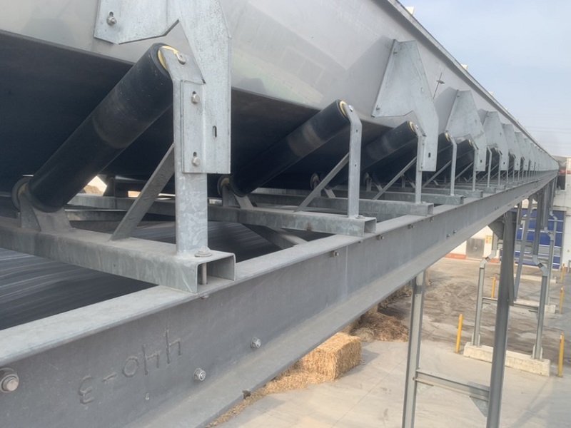 用國產(chǎn)代替進口，兩套單組矩陣式皮帶秤在農(nóng)業(yè)企業(yè)安裝完畢！