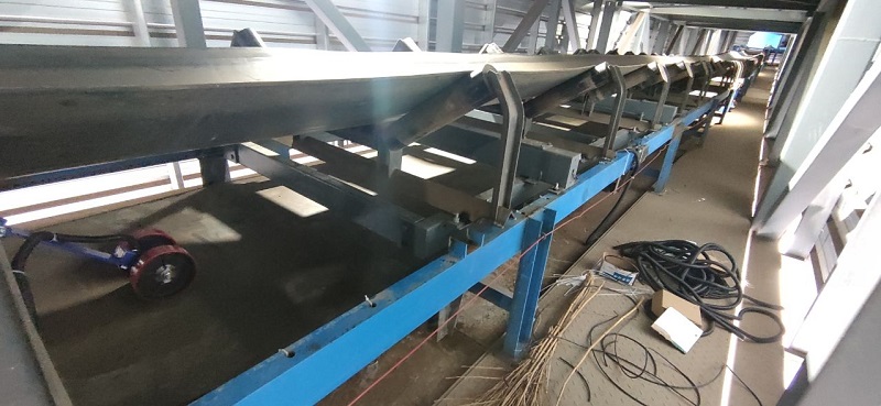 ICS-14A電子皮帶秤在造紙污泥處理應用中安裝調試完畢，計量精準穩(wěn)定！